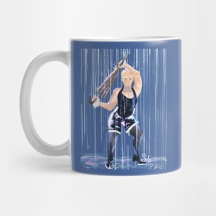 Aziraphale Dancing in the rain Mug